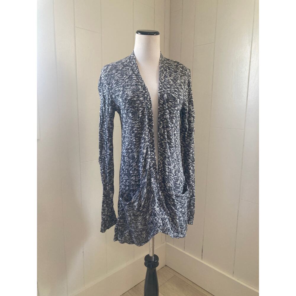 Old Navy Black & White Cardigan, Size S